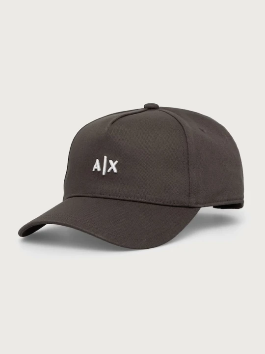 Zdjęcie produktu Armani Exchange czapka z daszkiem męska bawełniana zielony