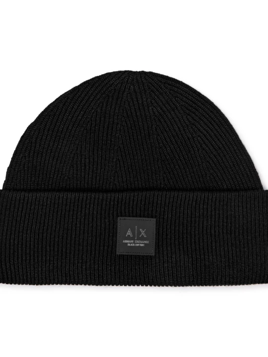 Zdjęcie produktu Armani Exchange Czapka | z dodatkiem wełny czarny