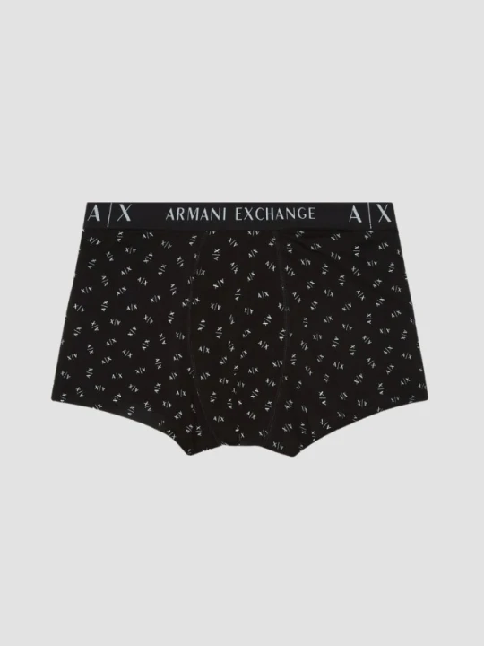 Zdjęcie produktu ARMANI EXCHANGE Czarne logowane bokserki, Rozmiar L