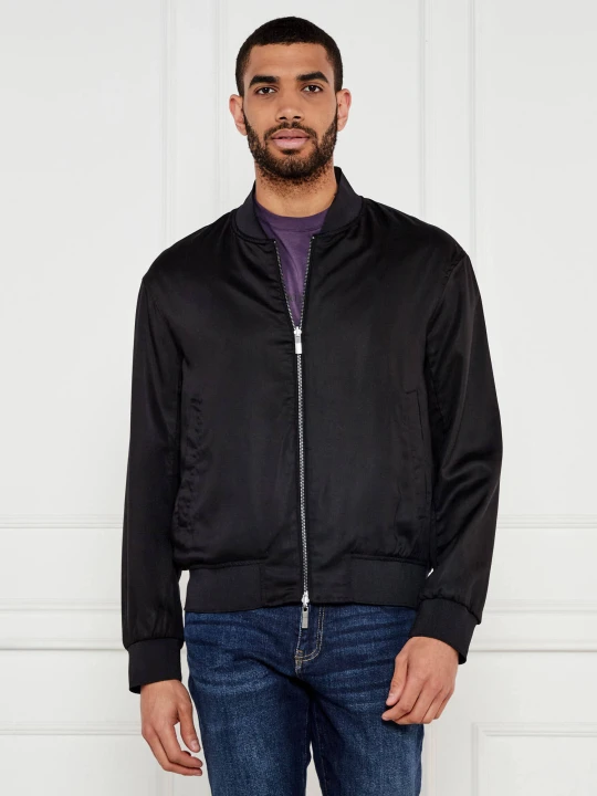 Zdjęcie produktu Armani Exchange Dwustronna kurtka bomber | Regular Fit czarny