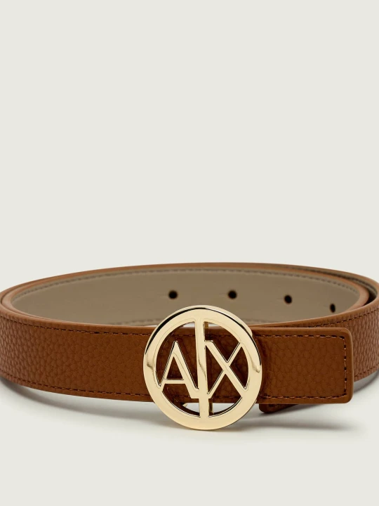 Zdjęcie produktu Armani Exchange Dwustronny pasek brązowy