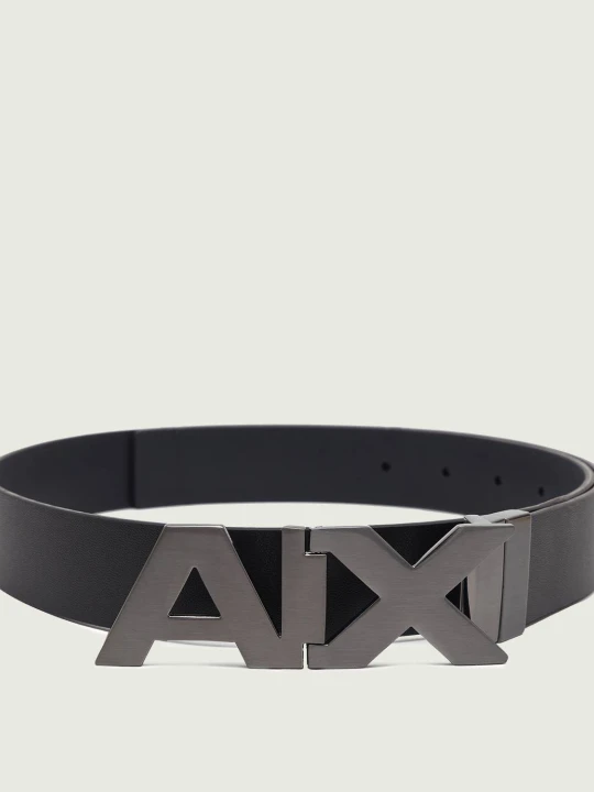 Zdjęcie produktu Armani Exchange Dwustronny pasek czarny