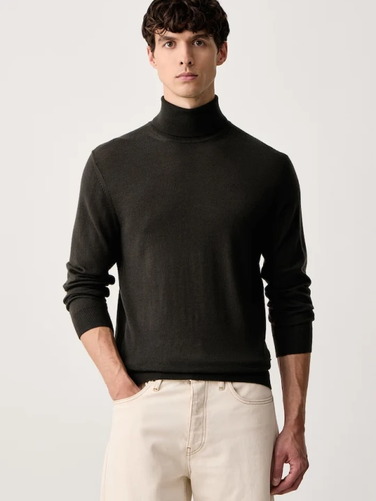 Zdjęcie produktu Armani Exchange golf męski wełniany szary