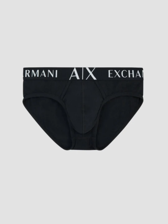 Zdjęcie produktu ARMANI EXCHANGE Granatowe slipy, Rozmiar S Niebieski
