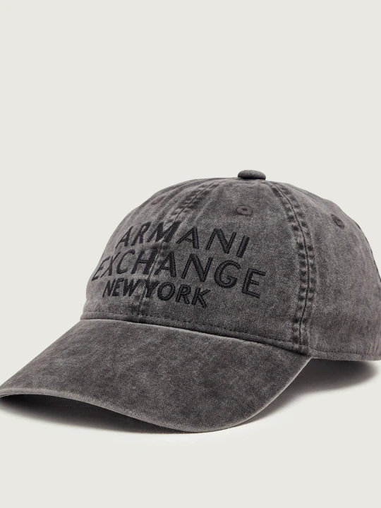 Zdjęcie produktu Armani Exchange Jeansowa bejsbolówka szary