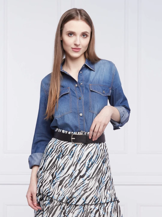 Zdjęcie produktu Armani Exchange Jeansowa koszula | Relaxed fit niebieski