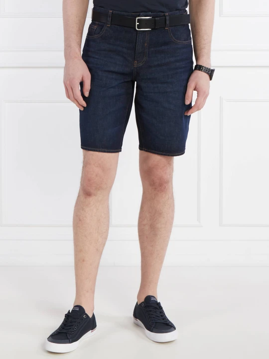 Zdjęcie produktu Armani Exchange Jeansowe szorty BERMUDA 5 TASCHE | Regular Fit granatowy