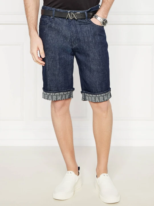 Zdjęcie produktu Armani Exchange Jeansowe szorty | Regular Fit granatowy
