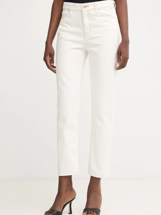 Zdjęcie produktu Armani Exchange jeansy boyfriend damskie beżowy