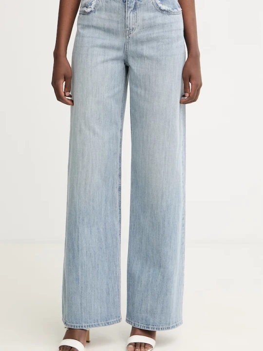 Zdjęcie produktu Armani Exchange jeansy loose damskie niebieski