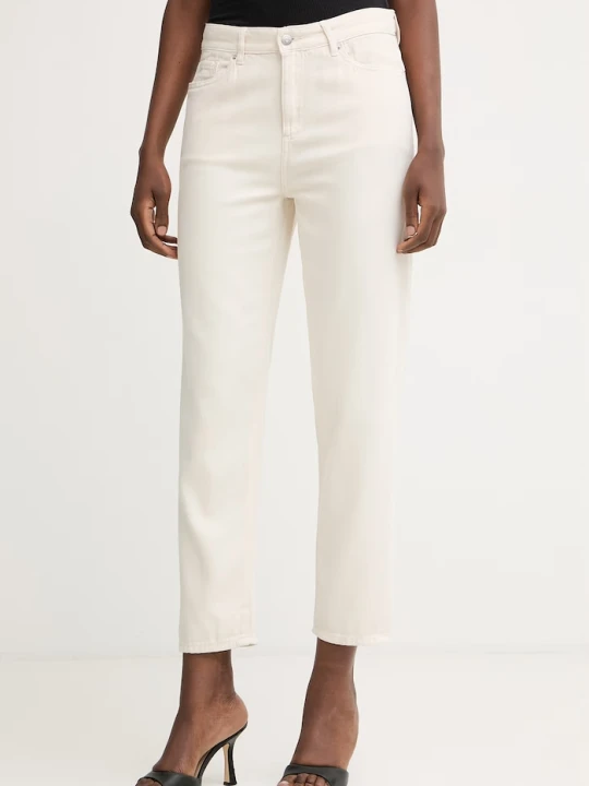 Zdjęcie produktu Armani Exchange jeansy relaxed fit damskie beżowy