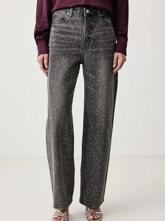 Zdjęcie produktu Armani Exchange jeansy relaxed fit damskie szary