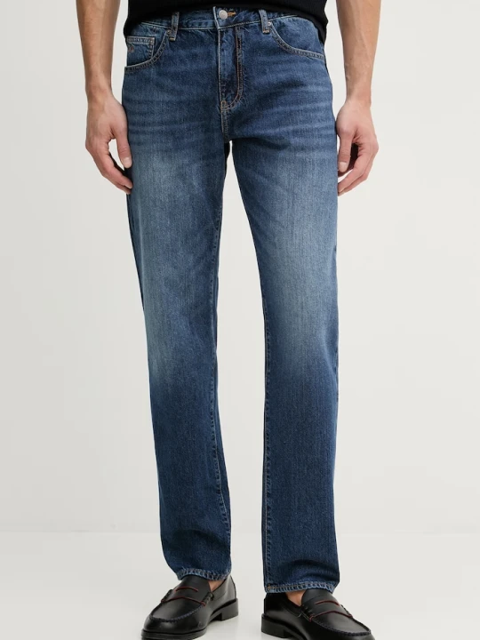 Zdjęcie produktu Armani Exchange jeansy straight męskie granatowy