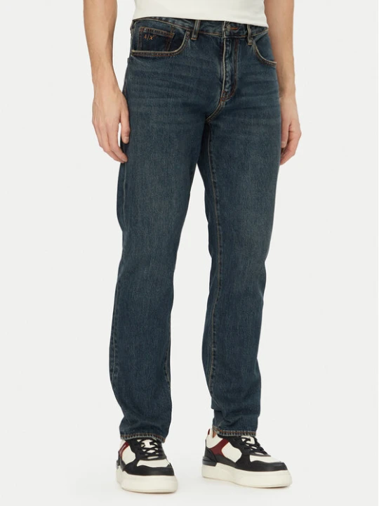 Zdjęcie produktu Armani Exchange Jeansy XM000049 AF24460 MB001 Granatowy Slim Fit