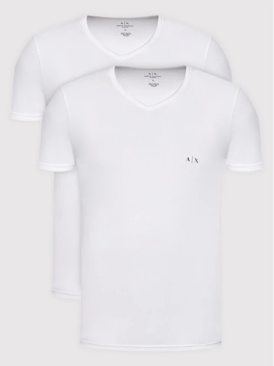 Zdjęcie produktu Armani Exchange Komplet t-shirtów 956004 CC282 04710 Biały Regular Fit