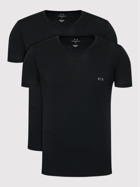 Zdjęcie produktu Armani Exchange Komplet t-shirtów 956004 CC282 07320 Czarny Regular Fit