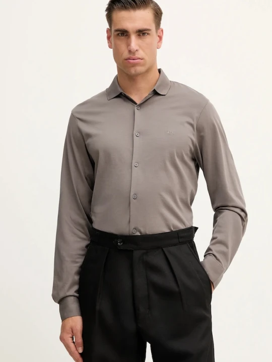 Zdjęcie produktu Armani Exchange koszula bawełniana szary