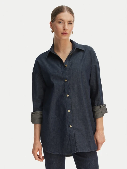Zdjęcie produktu Armani Exchange Koszula jeansowa XW002258 AF21337 MB001 Granatowy Relaxed Fit