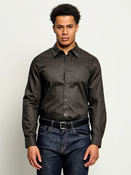 Zdjęcie produktu Armani Exchange Koszula | Regular Fit grafitowy