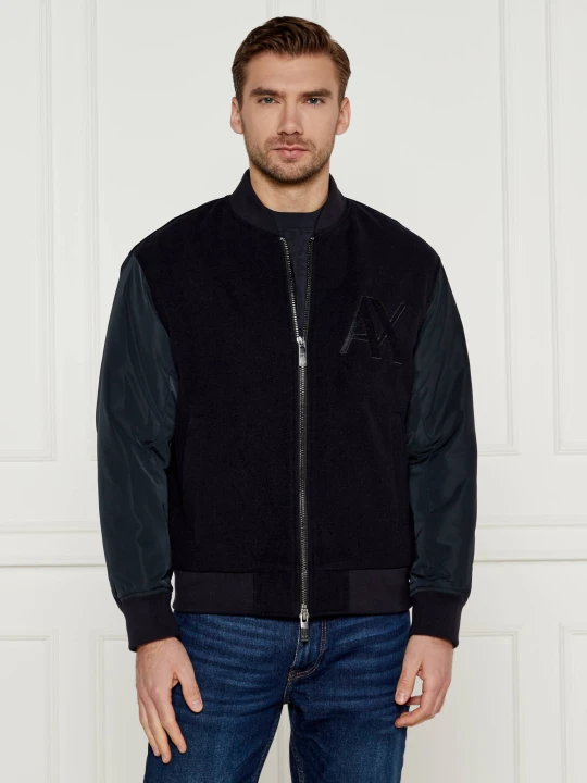 Zdjęcie produktu Armani Exchange Kurtka bomber | Regular Fit granatowy