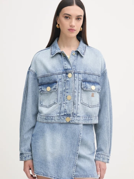 Zdjęcie produktu Armani Exchange kurtka jeansowa damska niebieski