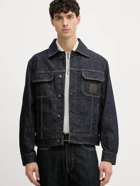 Zdjęcie produktu Armani Exchange kurtka męska jeansowa granatowy
