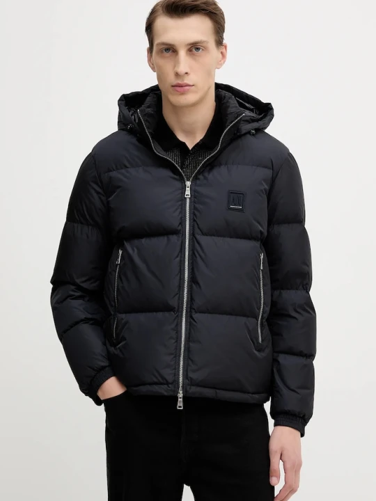 Zdjęcie produktu Armani Exchange kurtka puchowa granatowy