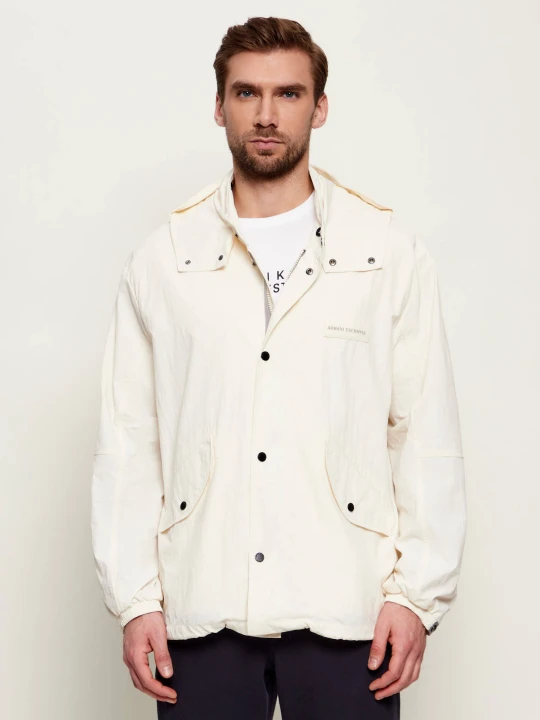 Zdjęcie produktu Armani Exchange Kurtka | Relaxed fit kremowy