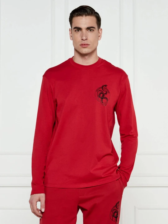 Zdjęcie produktu Armani Exchange Longsleeve | Regular Fit czerwony