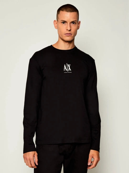 Zdjęcie produktu Armani Exchange Longsleeve | Slim Fit czarny
