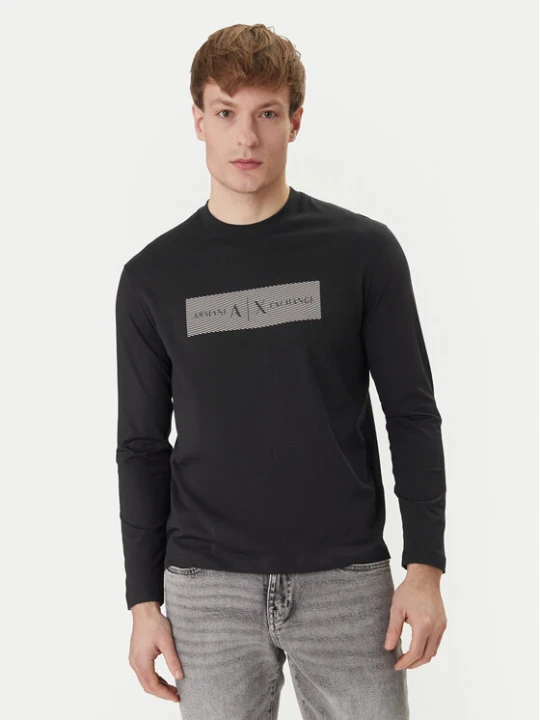 Zdjęcie produktu Armani Exchange Longsleeve XM002820 AF10356 UB101 Granatowy Regular Fit