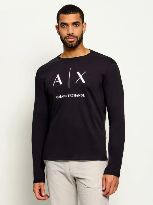 Zdjęcie produktu Armani Exchange Longsleevy | Slim Fit czarny