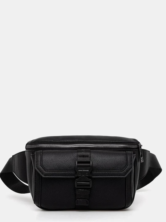 Zdjęcie produktu Armani Exchange nerka męska z imitacji skóry czarny