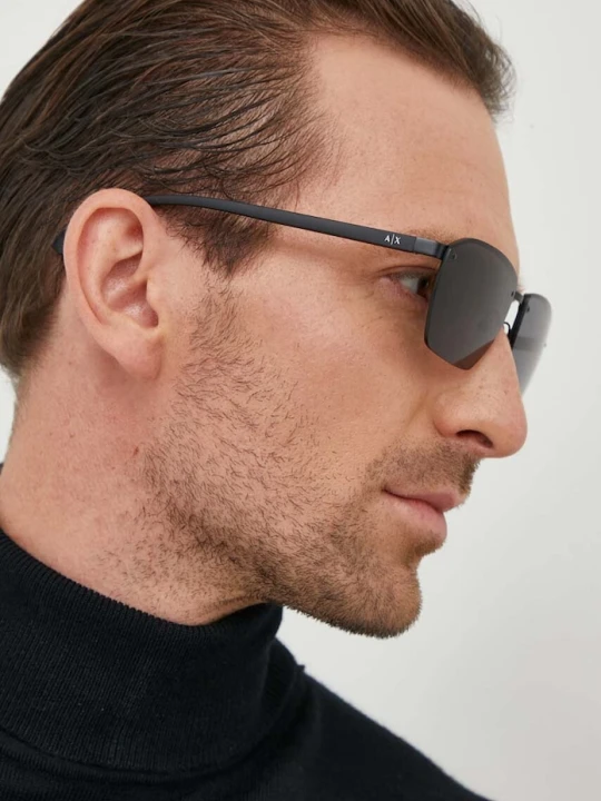 Zdjęcie produktu Armani Exchange okulary przeciwsłoneczne szary