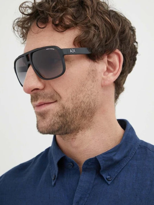Zdjęcie produktu Armani Exchange okulary przeciwsłoneczne czarny