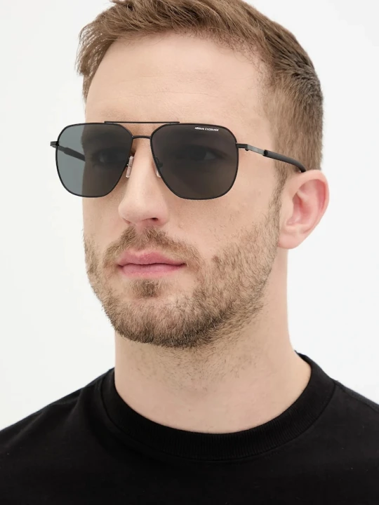 Zdjęcie produktu Armani Exchange okulary przeciwsłoneczne czarny