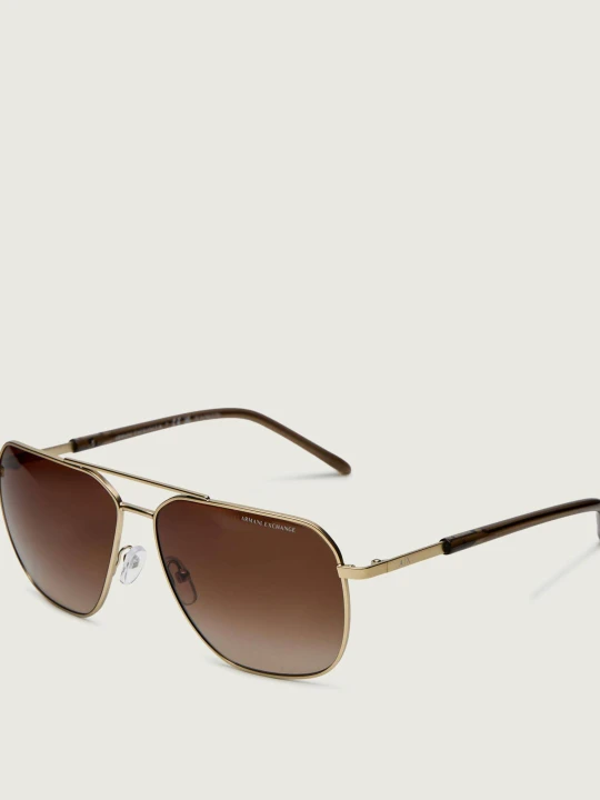 Zdjęcie produktu Armani Exchange Okulary przeciwsłoneczne AX2057S złoty