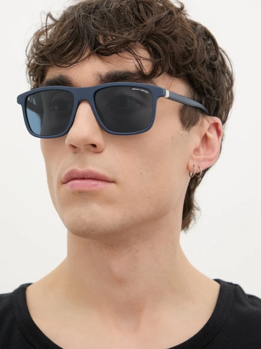 Zdjęcie produktu Armani Exchange okulary przeciwsłoneczne męskie granatowy