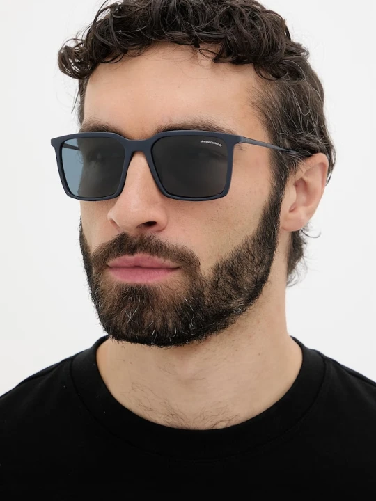 Zdjęcie produktu Armani Exchange okulary przeciwsłoneczne męskie granatowy