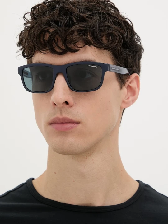 Zdjęcie produktu Armani Exchange okulary przeciwsłoneczne męskie granatowy