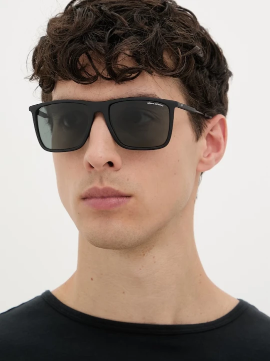 Zdjęcie produktu Armani Exchange okulary przeciwsłoneczne męskie czarny