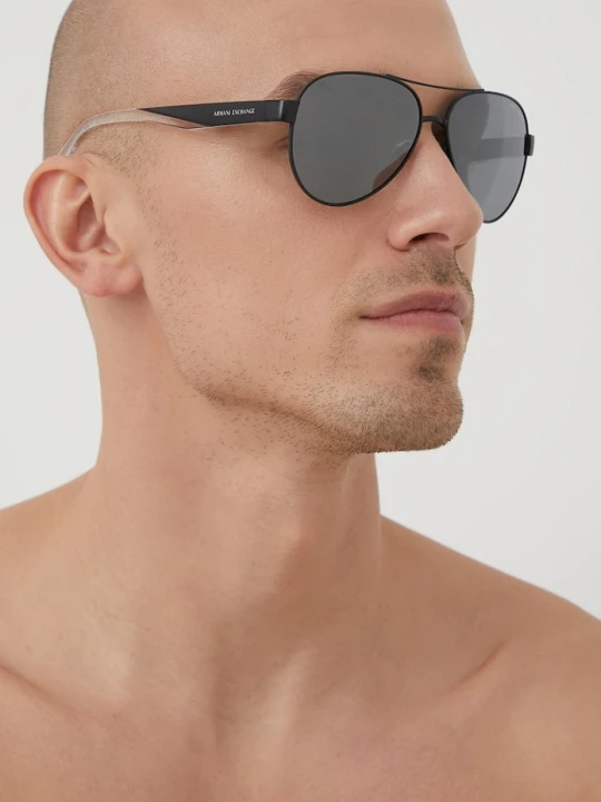 Zdjęcie produktu Armani Exchange okulary przeciwsłoneczne czarny