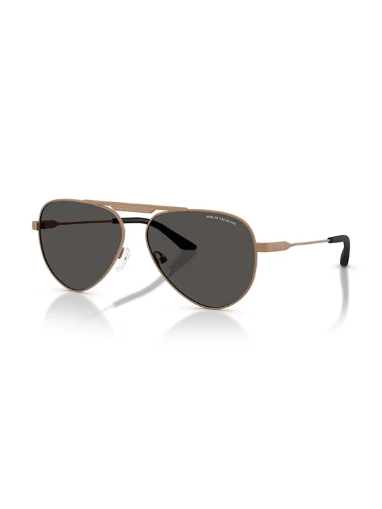 Zdjęcie produktu Armani Exchange okulary przeciwsłoneczne pilotki brązowy