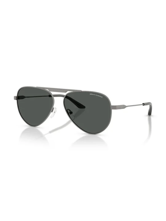 Zdjęcie produktu Armani Exchange okulary przeciwsłoneczne pilotki szary
