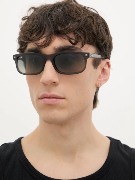 Zdjęcie produktu Armani Exchange okulary przeciwsłoneczne pilotki męskie szary