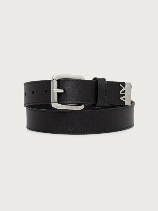 Zdjęcie produktu Armani Exchange pasek damski skórzany czarny