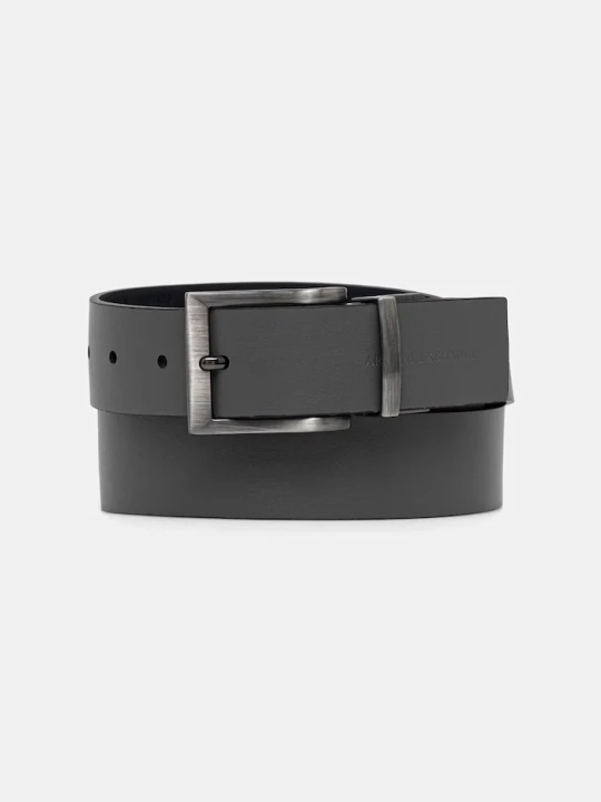 Zdjęcie produktu Armani Exchange pasek męski skórzany szary