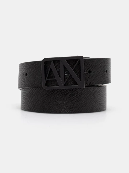 Zdjęcie produktu Armani Exchange pasek dwustronny męski czarny