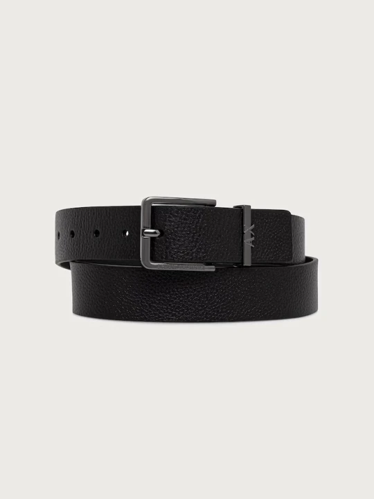 Zdjęcie produktu Armani Exchange pasek męski skórzany czarny