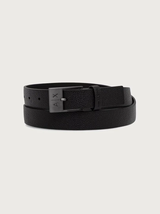 Zdjęcie produktu Armani Exchange pasek męski skórzany czarny